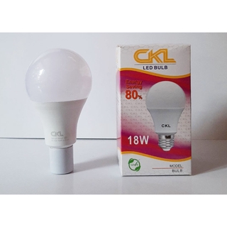 หลอดไฟ ประหยัดพลังงาน CKL LED Bulb มี มอก 18W สีขาว