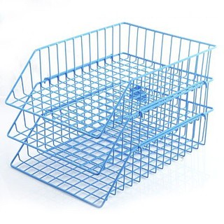 ถาดเอกสารลวดเคลือบพลาสติก 3 ชั้น โรบิน 403/3-layer plastic coated wire document tray Robin 403