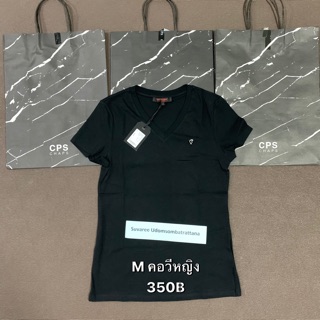 CPS เสื้อคอวีหญิง M จาก shop แท้ 100%