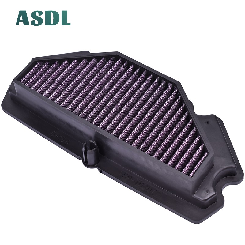 KAWASAKI Asdl รถจักรยานยนต์ล้างทําความสะอาดได้ไหลสูงเครื่องกรองอากาศสําหรับคาวาซากิ ER-6f EX650 ER-6