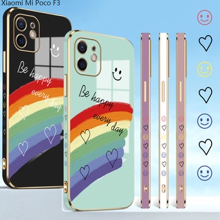 Xiaomi Mi Poco F3 X3 NFC GT F2 M3 M4 Pro 5G สำหรับ Case Smile Lover Heart TPU เคส เคสโทรศัพท์ เคสมือถือ