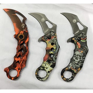 [Karambit]มีกพก มีดกรงเล็บ มีดคารัมบิต มีด มีดใบตาย มีดควง มีดอเนกประสงค์Claw knife Pocket knife Hiking ยังไม่มีคะแนน