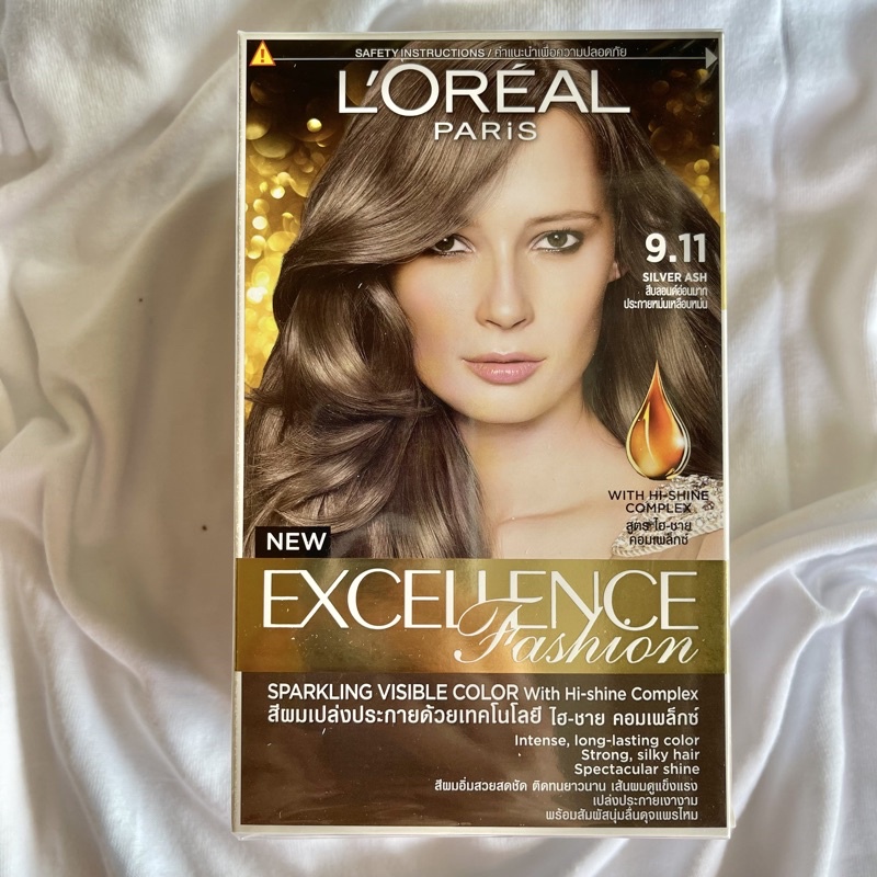 L’Oreal Paris EXCELLENCE NO.9.11 SILVER ASH Shopee Thailand