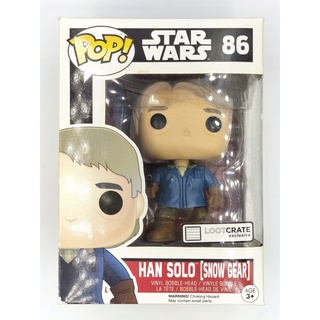 Funko Pop Star Wars - Han Solo [Snow Gear] #86 (กล่องมีตำหนินิดหน่อย) แบบที่ 1