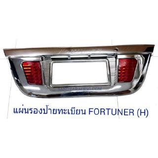 แผ่นรองป้ายทะเบียน FORTUNER  (H)