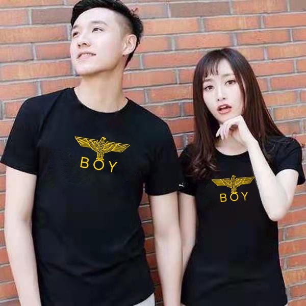 เสื้อทีเชิร์ตเสื้อยืดคอกลมแฟชั่นSportขาว-ดำ พร้อมส่ง T-418