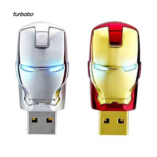 🔥TBB💥Iron Man 16GB 32GB 64GB 128GB Mini USB Pen Flash Drive U Disk Memory Stick Gift