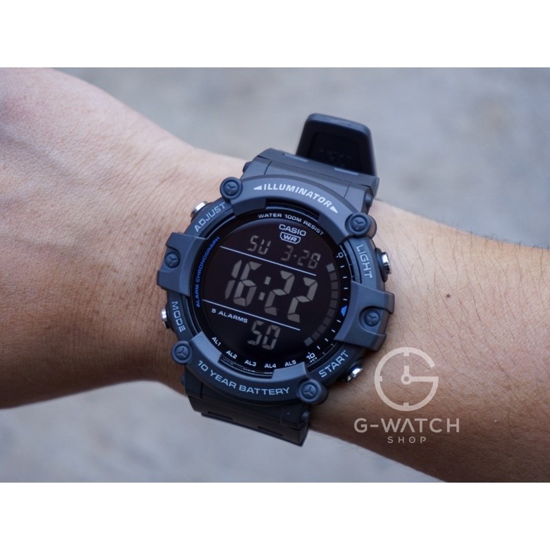 Casio Standard [จอดำ] AE-1500WH-8BV, AE-1500WH-8B, AE-1500WH-8, AE-1500