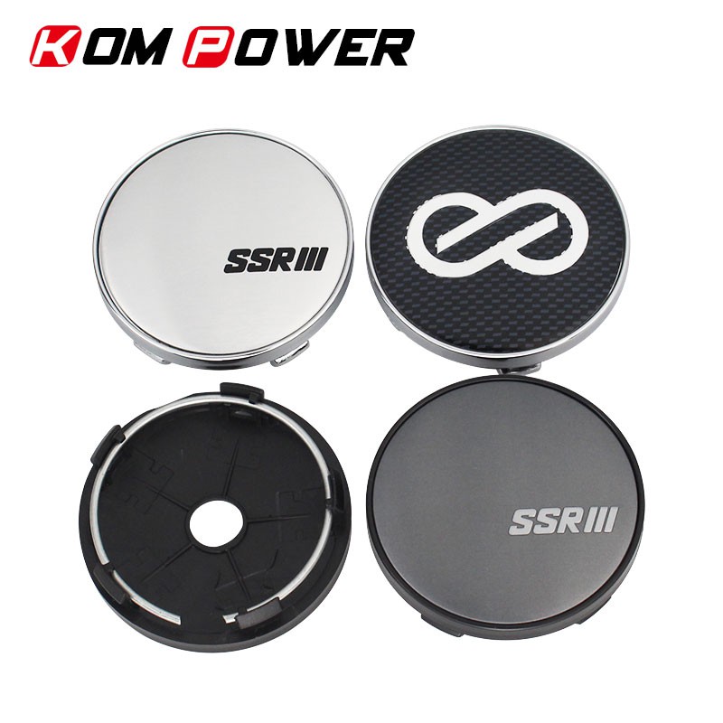 4ชิ้น 60มม ฝาครอบดุมล้อ SSR ศูนย์ล้อหมวก ENKEI RACING สติกเกอร์ล้อดุมล้อฝาครอบล้อรถ universal ขอบ 55มม เส้นผ่านศูนย์กลางภายใน
