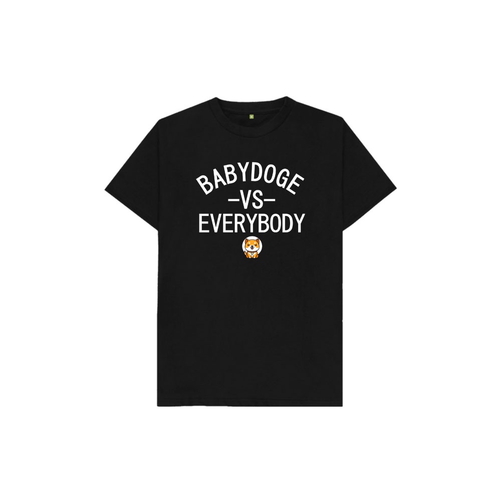 เสื้อยืด Crypto Babydoge Coin / Baby Doge / Babydoge VS Everybody เสื้อยืด