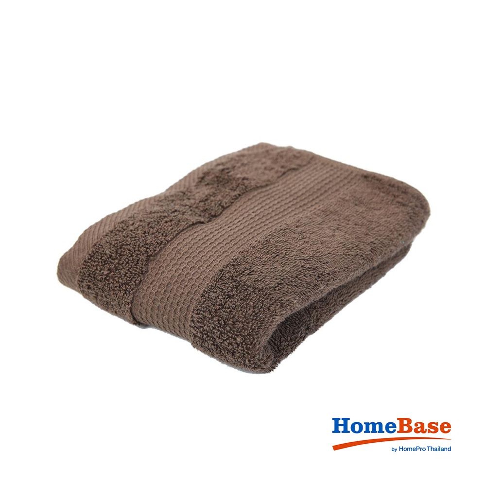 Homebase HLS ผ้าเช็ดตัวผ้าฝ้ายไทย W81.28xD0.5xH38.1cm สีน้ําตาล
