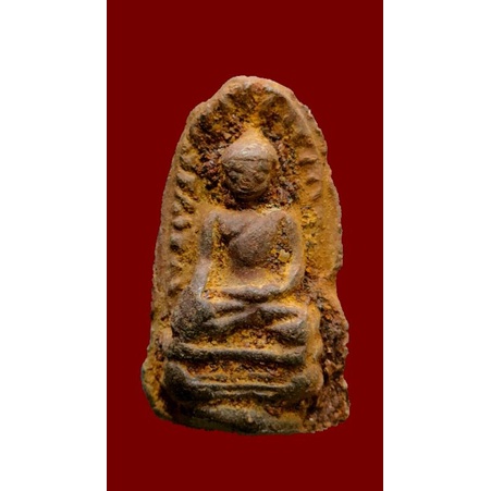 พระรอดกรุอุโมงค์ วัดอุโมงค์ลำพูนสภาพผิวหิ้งเก่าเก็บ