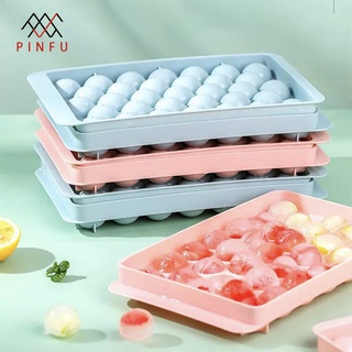 PINFU_SHOP แม่พิมพ์วุ้น แม่พืมพ์น้ำแข็ง ที่ทำน้ำแข็งก้อนกลม 33ก้อน