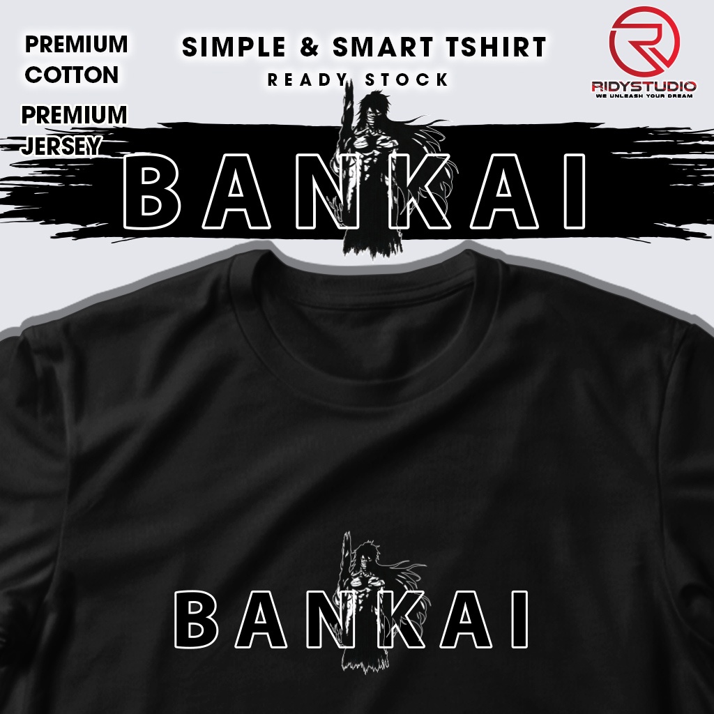 เสื้อยืด Baju Bleach Bankai Ichigo Viral เสื้อยืด Unisex