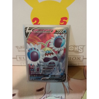 Pokemon Cards" Crabominable V Full Art 248/264 "ENG Fusion Strike
