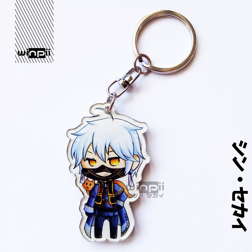 พวงกุญแจ GANTUNGAN / พวงกุญแจอะคริลิค Nakigitsune Anime Token Ranbou