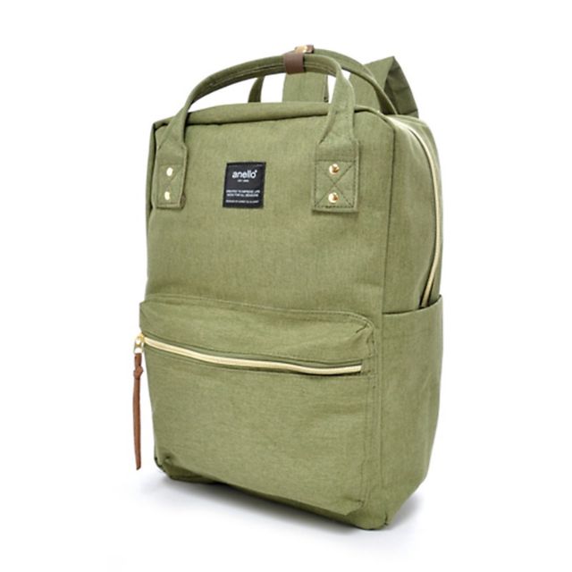 กระเป๋า Anello รุ่น Regular Canvas Square Backpack bestbeautycorner ThaiPick