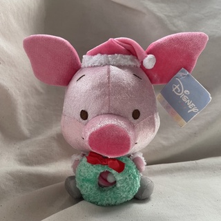 ตุ๊กตาPIGLET พิกเลตใส่ชุดคริสมาส Disney baby🎄ป้ายห้อยงานเก่า