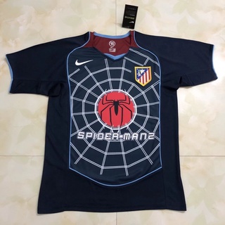 เสื้อกีฬาแขนสั้น ลายทีมชาติฟุตบอล Atletico Madrid 0405 ชุดเยือน คุณภาพสูง AAA