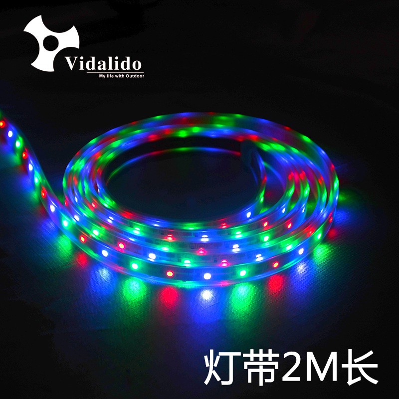 Vidalido LED ไฟแอลอีดี  ไฟประดับเต็นท์ ไฟเส้นประดับเต็นท์ ไฟสำหรับแคมป์ปิ้ง สินค้าพร้อมส่งจากไทย  By Superkidz