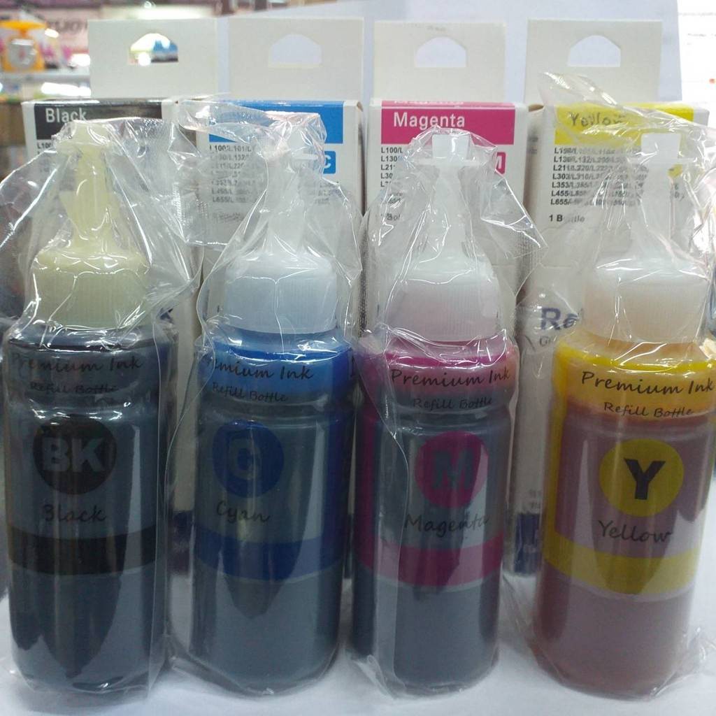 หมึกEpson Premium Ink T6641/T6642/T6643/T6644 และแบบเซ็ตครบ4สี BK/C/M/Y เกรดA