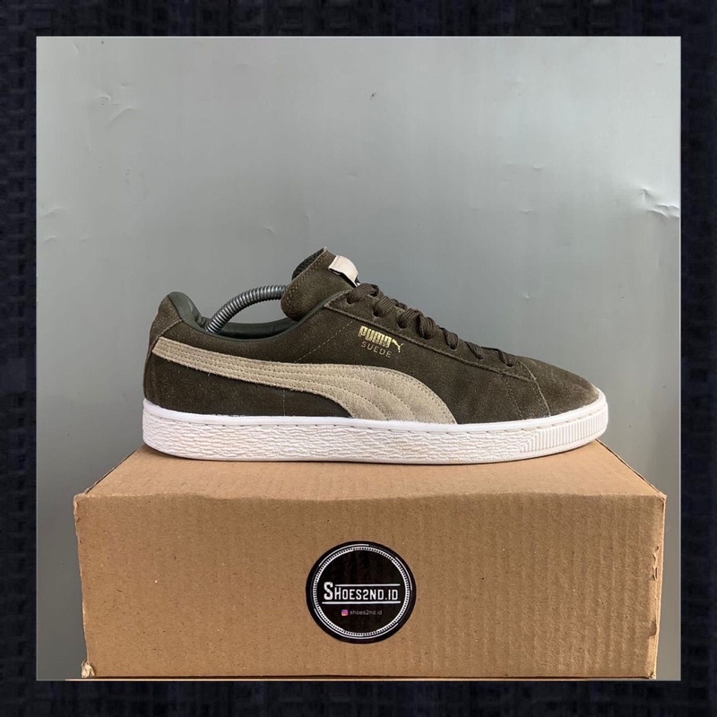 รองเท้า PUMA SUEDE ARMY มือสอง SIZE 44