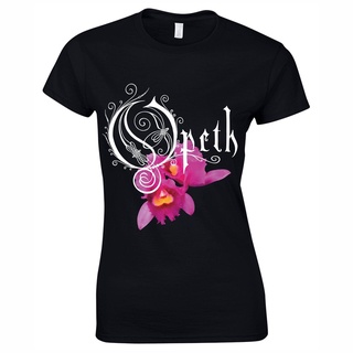 เสื้อยืดวินเทจเสื้อยืดผ้าฝ้าย พิมพ์ลาย OPETH ORCHID BAND BLACK MUSIC ROCK HEAVY METAL LILLY PNneck82CIedgf53S-5XL