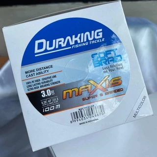 [ 📍ซื้อ 2 ชิ้น ลด 2% ] ✨️ สาย PE Duraking Maxis Soft Brad X8 100m.