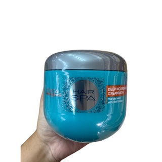 Loreal Hair Spa Deep Nourishing Cream bath (500ml.) ลอรีอัล แฮร์ สปา ดีฟ นอริชชิ่ง ครีมบาธ กระปุก