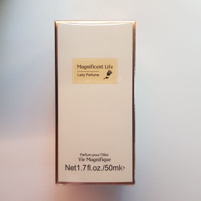 น้ำหอม miniso รุ่น magnificent life แพ็คเกจใหม่ของ Champagne life