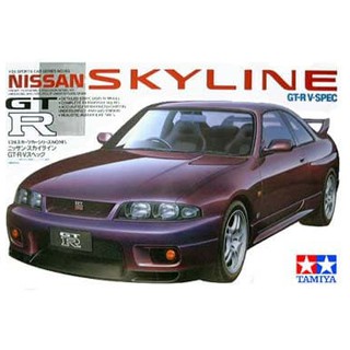 พลาสติก โมเดล ประกอบ สเกล 1/24 Nissan Skyline GT-R V Spec (24145)