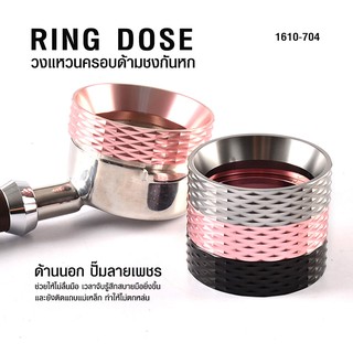 วงแหวนครอบด้ามชง(ริงโดส) ติดแม่เหล็ก ลายเพชร 58 mm.