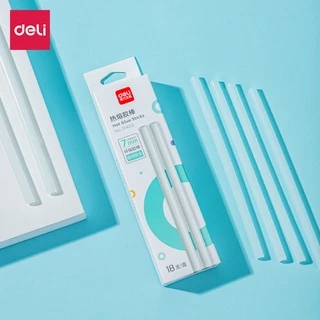 Deli กาวแท่ง 7 mm / 11 mm กาวร้อน สีใส ไม่เป็นอันตราย ติดทนนาน สำหรับปืนยิงกาวไฟฟ้า Glue Stick