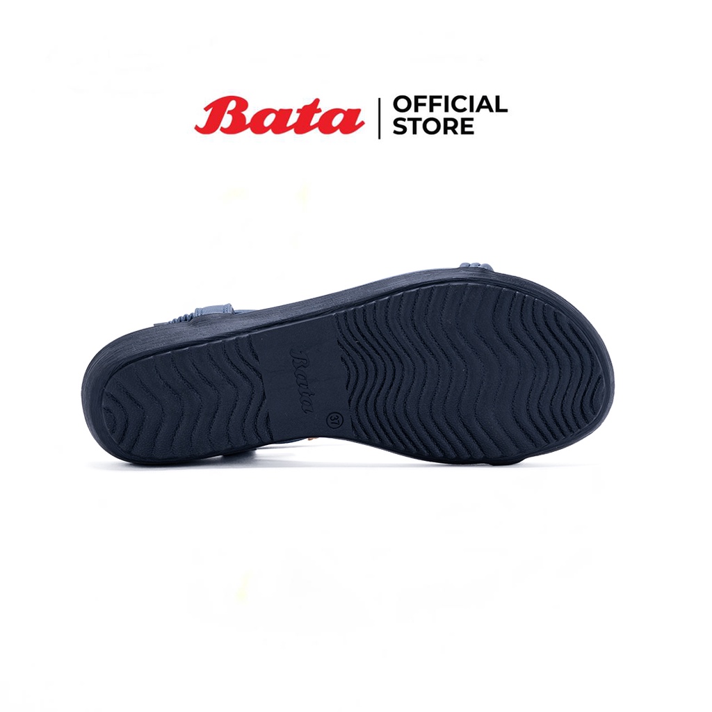 Bata บาจา รองเท้าแตะแฟชั่นรัดส้นแบบ ส้นแบน ดีไซน์เก๋ ใส่ง่าย ไม่ลื่น  สำหรับผู้หญิง รุ่น Annika สีฟ้า 6619632 - รูปที่ 5