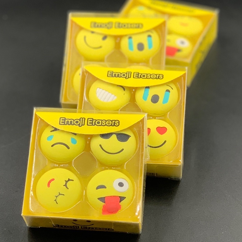 EMOJI ERASER 4 ชิ้น*