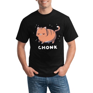 เสื้อยืด ผ้าฝ้าย 100% พิมพ์ลายแมวอ้วน Meme Chonk คุณภาพสูง หลากสีสัน