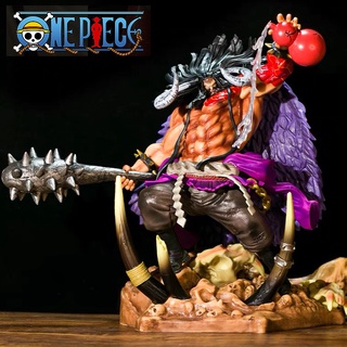 โมเดลฟิกเกอร์ one piece Kaido figure หุ่นฟิกเกอร์ไคโด ร้อยสัตว์สี่จักรพรรดิ วันพีซ โมเดลอนิเมะ GK 33CM โมเดลวันพีช Kaido รูปปั้น/ของขวัญวันเกิด SA6378