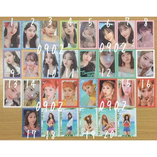 [พร้อมส่ง] การ์ด TWICE - Summer Night / Dance The Night Away นายอน จองยอน โมโมะ ซานะ จีฮโย มินะ ดาฮยอน แชยอง จื่อวี