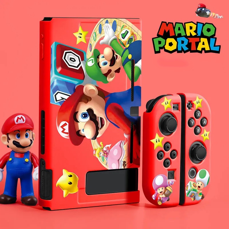 เคส TPU นิ่ม สําหรับ Nintendo Switch เคสป้องกัน สําหรับจอยเกม Joy-Con เหมาะสําหรับฐาน