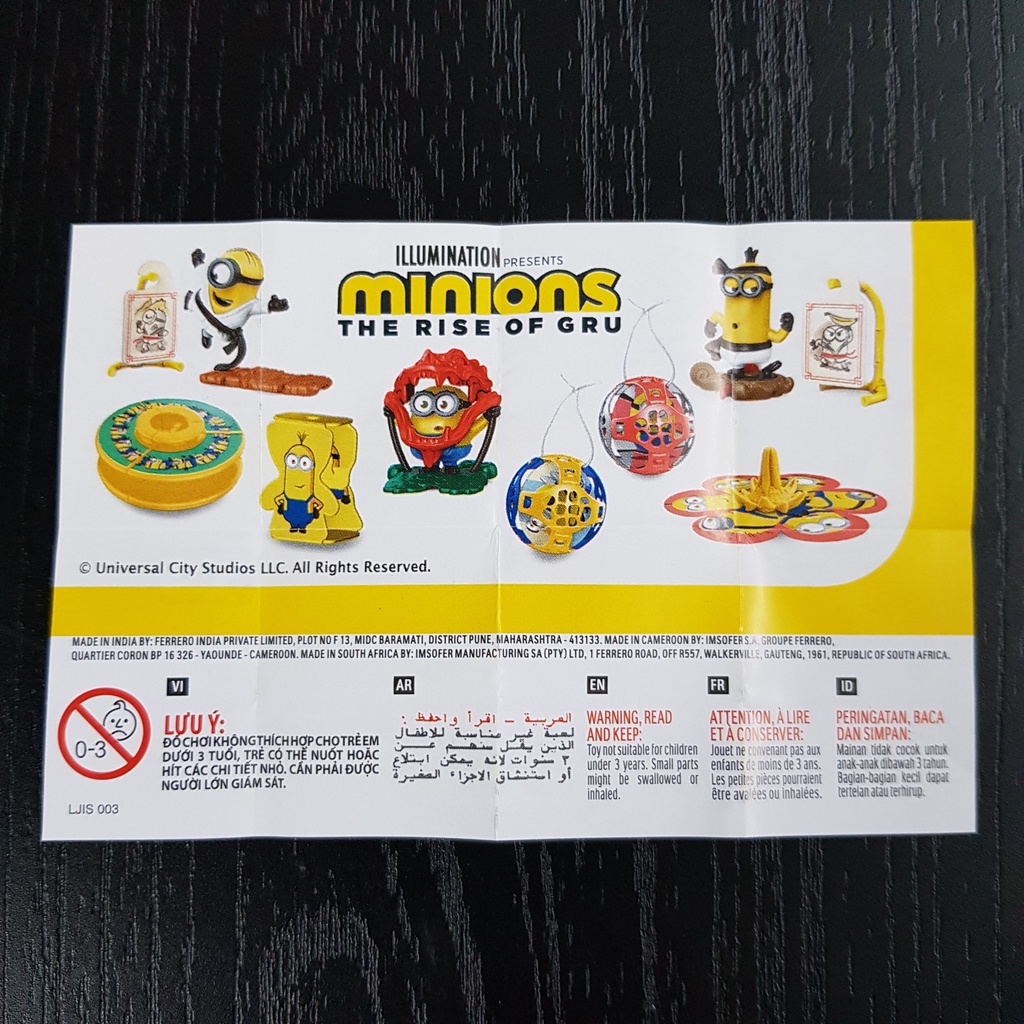 7-Eleven Kinder joy Minions 2020 ไข่ มินเนี่ยน (ขายแยก)