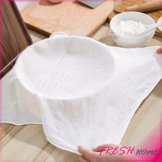ผ้าขาวบาง(เล็ก) สำหรับนึ่งอาหาร สามารถซักแล้วนำกลับมาใช้ใหม่ได้ Steamer mat