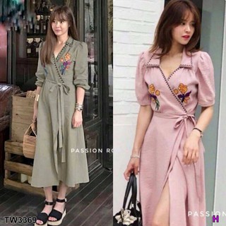 Maxxi Dress ยาว (โค้ดช้อปฟรี 130 บาท)