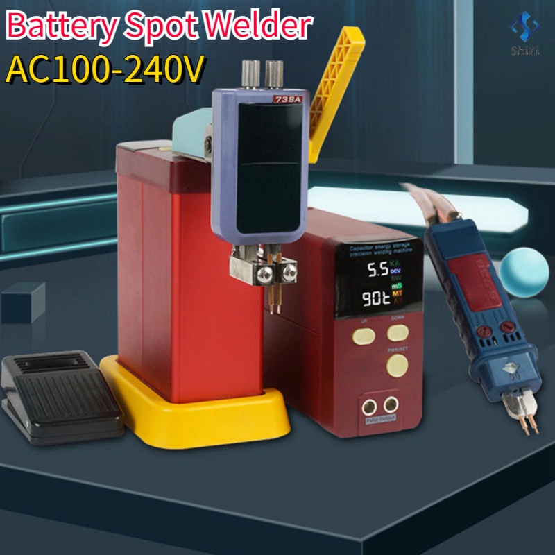Ac100‐240V Pulse Spot Welder Capacitor Energy Storage Spot Welder เครื่องเชื่อมพัลส์ความแม่นยำประเภท