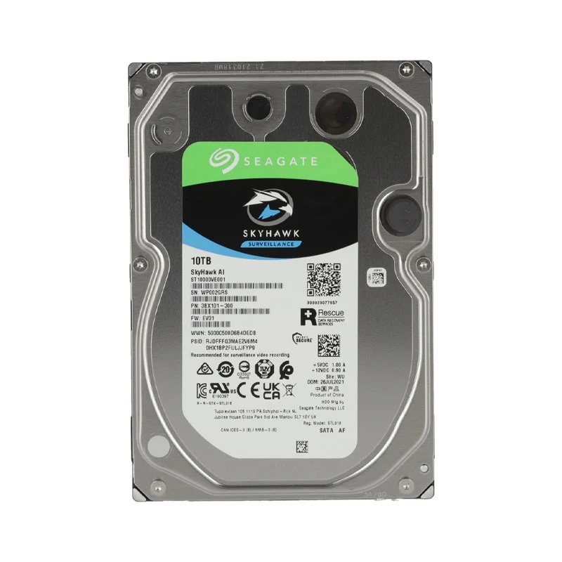 ฮาร์ดดิส SEAGATE ST10000VE001 SURVEILLANCE  10TB HDD 7200RPM CACHE 256MB (Warranty 5Y)