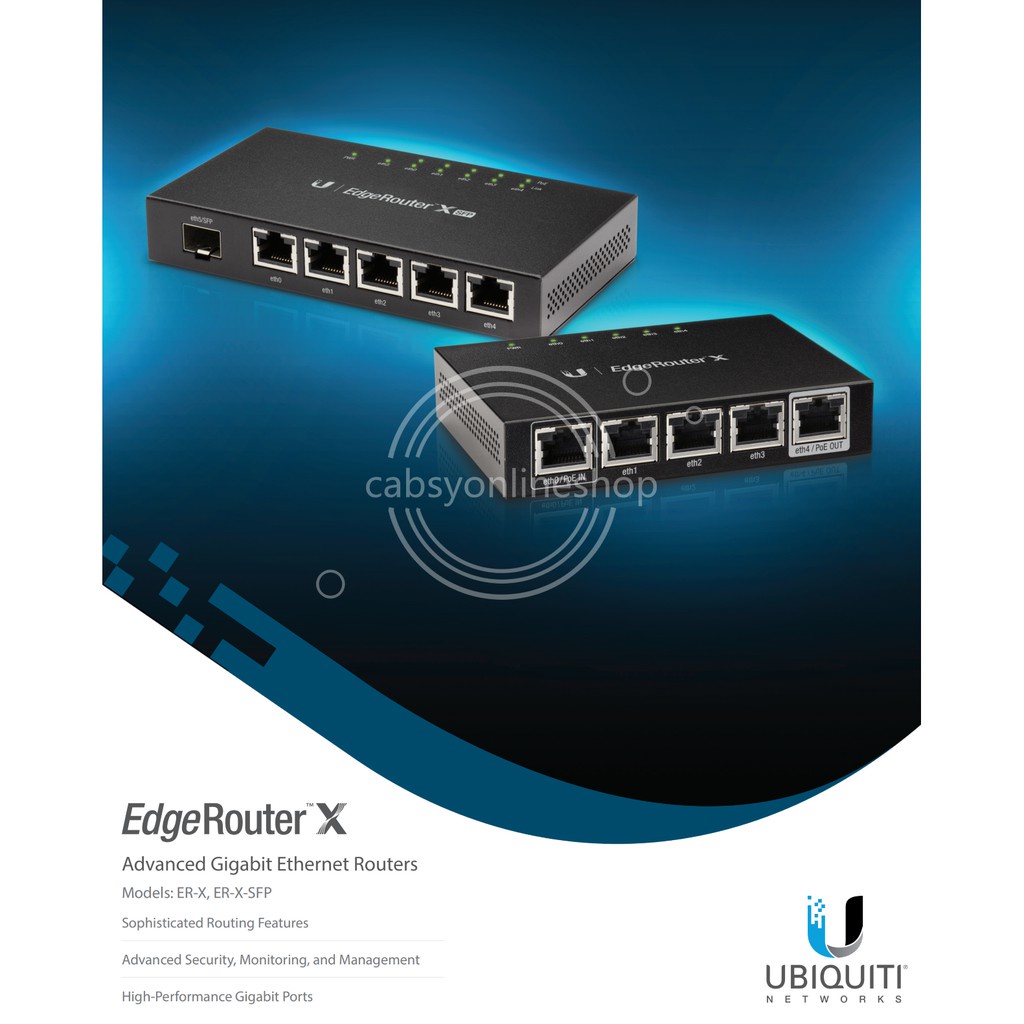 Ubiquiti Networks EdgeRouterX ERX (Same day shipping) Edge Router X