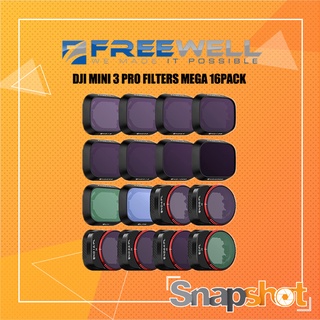 FREEWELL DJI MINI 3 PRO FILTERS MEGA 16PACK [ND16-ND2000,UV,LPR,CPL,ND4/PL-ND64/PL] [FW-MN3-MEGA]