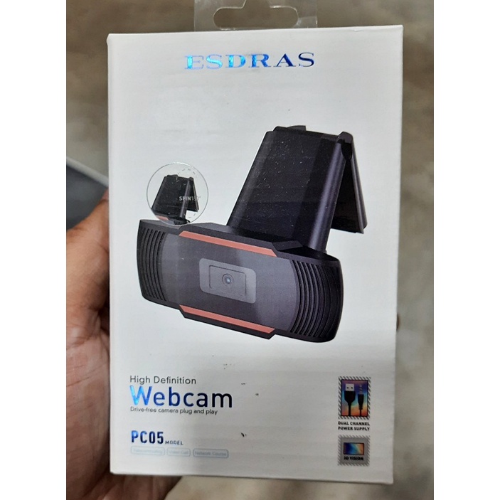 กล้องเว็บแคม Webcam Camera  กล้องคอมพิวเตอร์ USB HD เดสก์ท็อป โน๊ตบุ๊ค วิดีโอการประชุม กล้องวิดิโอคอล PC05