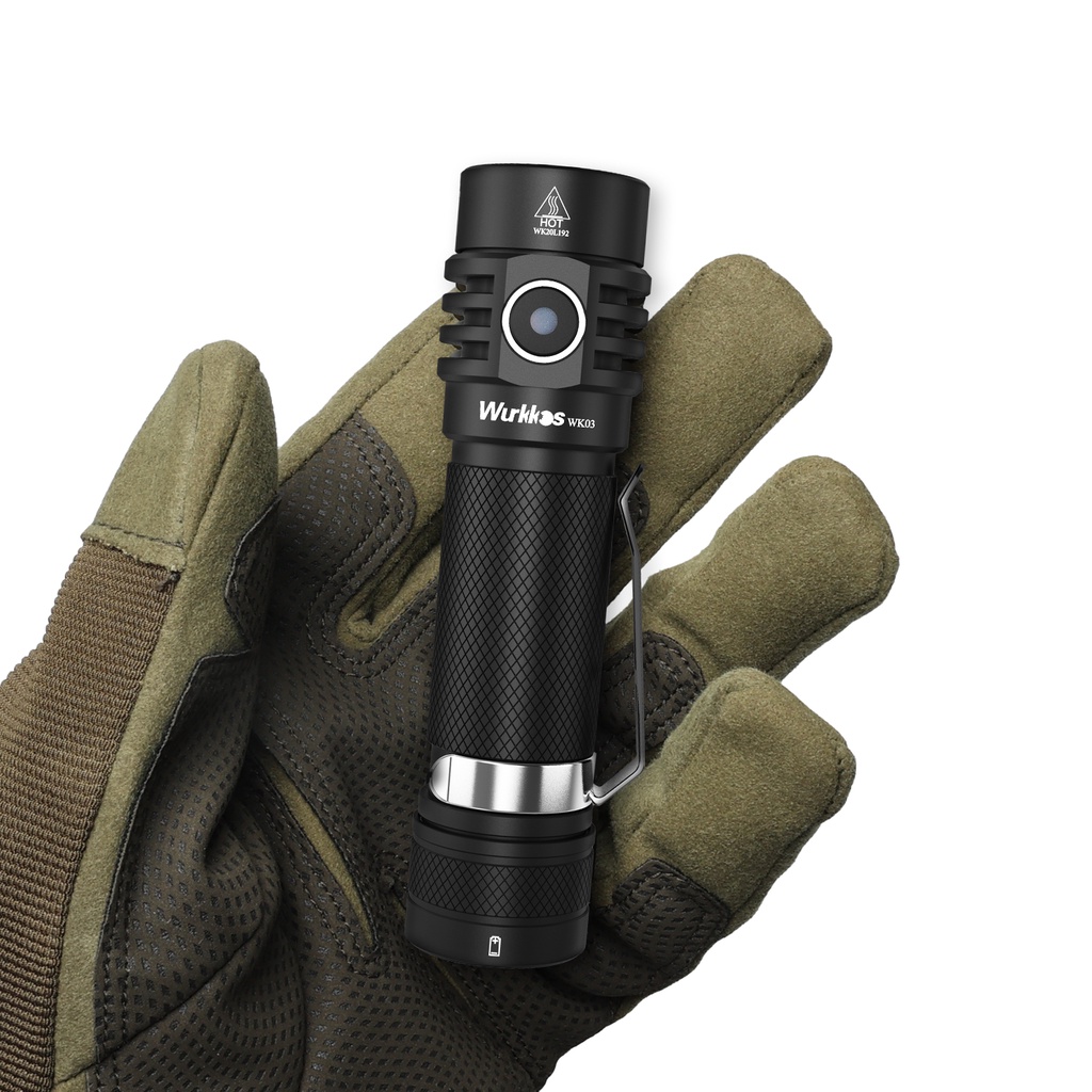 Lampe Torche Wurkkos WK03 1800LM SST40 - USB C Rechargeable 18650 - EDC