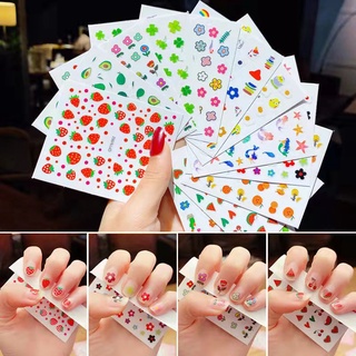 สติกเกอร์ติดเล็บ 3D ลายหัวใจ ผีเสื้อ วาเลนไทน์ Nail Stickers Valentines Day (Tiktok วรรคเดียวกัน)