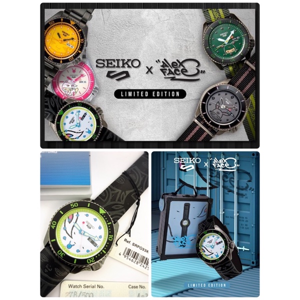 นาฬิกา SEIKO ALEX FACE รุ่น SRPG93K1  พร้อมส่ง